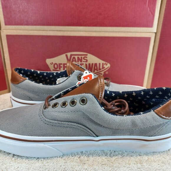 Vans Men's 7/Women's 8.5 Era 59 T&L Frost Gray/Plus VN000ZMSH0K - Picture 7 of 14